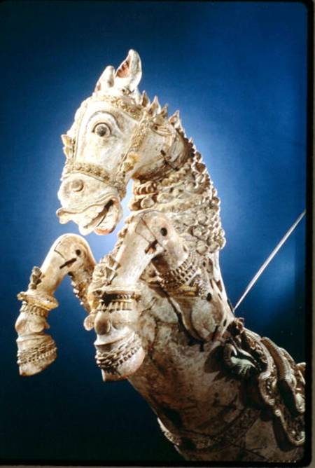 Horse, from Ritual Temple Chariot von Indian School