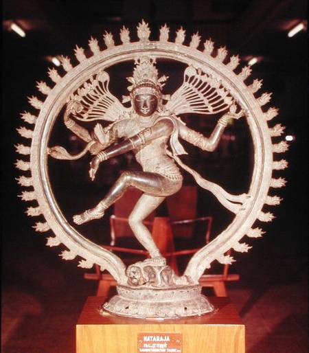 Shiva Nataraja, from Kankoduthavanitham, Tanjore von Indian School