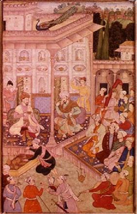 Meeting between Babur and Bedi Az Zaman Mirza 16th-17th