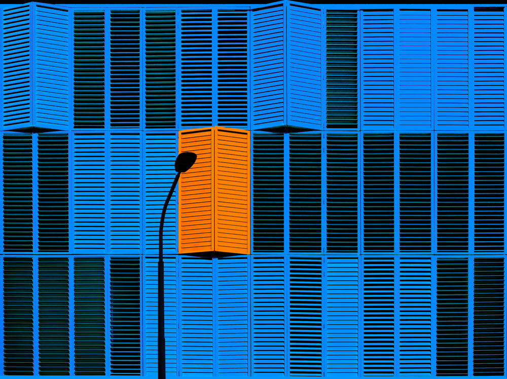 Blau und Orange von Inge Schuster
