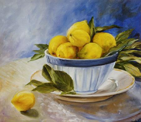 Zitronen in einer Schale 2001