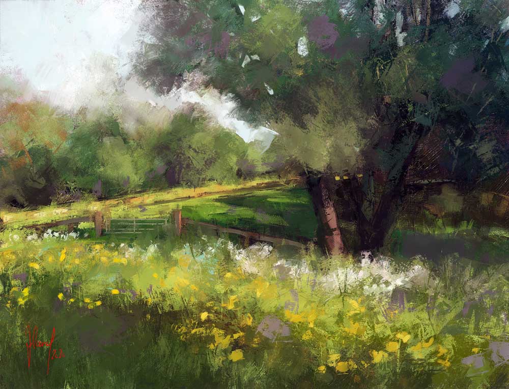 Flowering Meadows von Georg Ireland