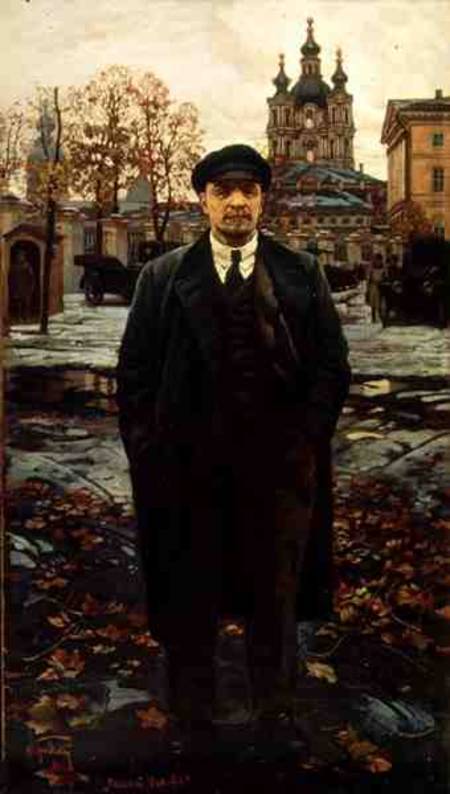 Vladimir Ilyich Lenin (1870-1924) at Smolny von Isaak Brodskij