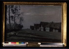 Mondnacht. Dorf 1897