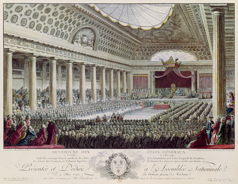 Opening of the Estates General at Versailles, 5th May 1789 von Isidore Stanislas Helman