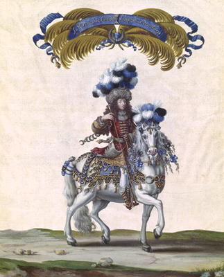 The Prince of Conde as the Emperor of Turkey, part of the Carousel Given by Louis XIV (1638-1715) in von Israel, the Younger Silvestre