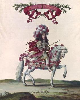 Philippe I (1640-1701) Duke of Orleans as the King of Persia, part of the Carousel Given by Louis XI 15th