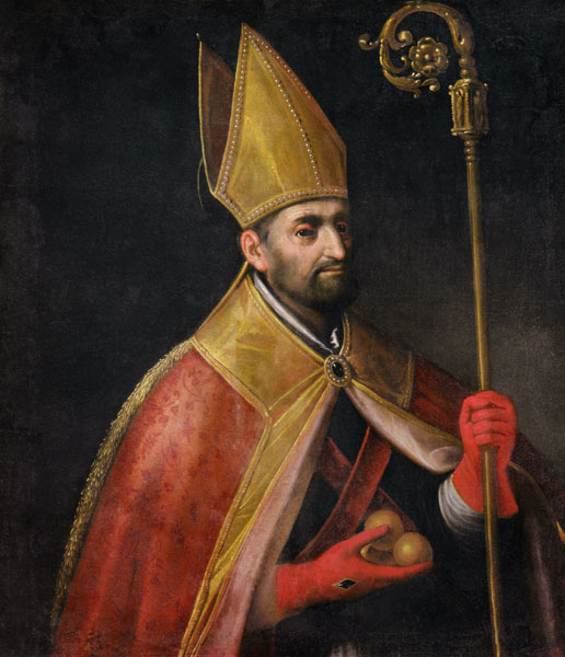 Portrait of St. Nicholas von Scuola pittorica italiana