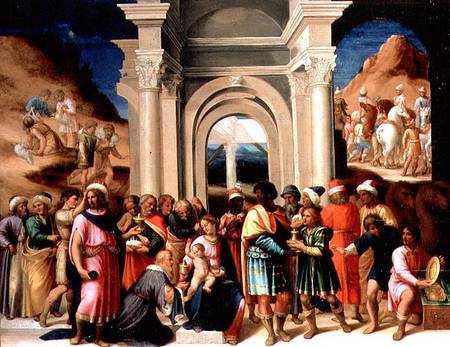 The Adoration of the Magi von Scuola pittorica italiana