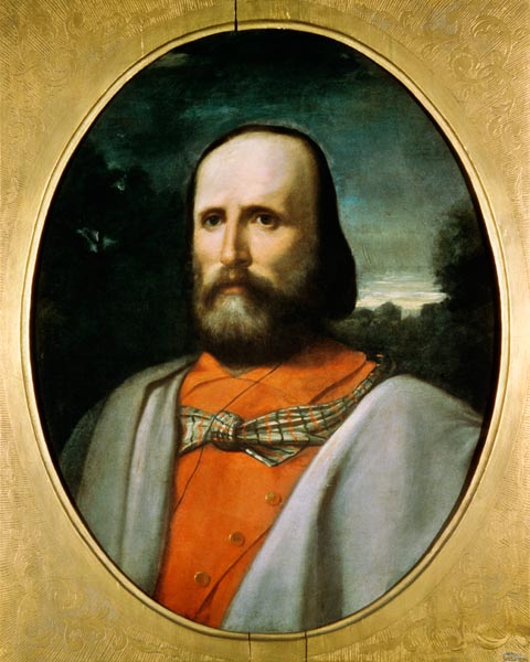 Portrait of Giuseppe Garibaldi (1807-82) von Scuola pittorica italiana