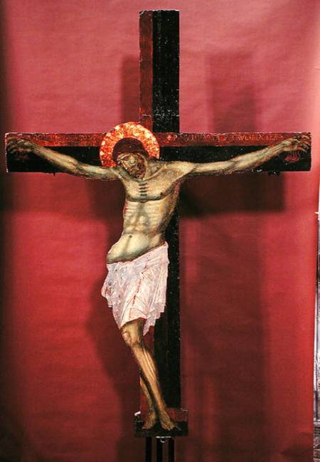 Crucifix von Scuola pittorica italiana