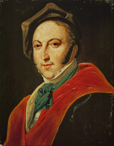 Portrait of Gioacchino Rossini (1792-1868) von Scuola pittorica italiana
