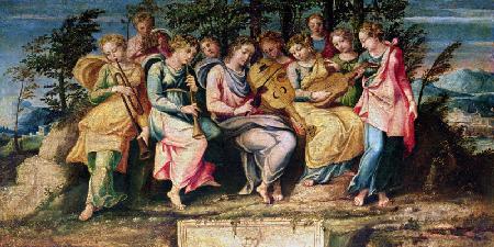 Apollo and the Muses 1600