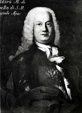 Antonio Caldara (1670-1736)  (b&w photo)