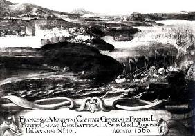 General Francesco Morosini (1618-94) Capturing Fort Calami, Crete from the Turks August 166