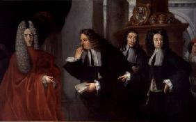 A Judge and Three Advocates, Venetian School