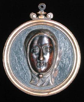 Plaque with the head of a woman c.1450