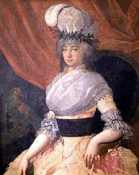 Portrait of Elizabeth Sophie Ghibellini c.1750