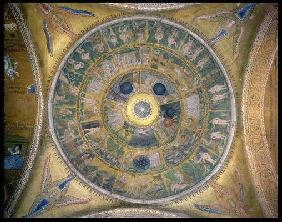 The Creation of the World, from the Genesis Cupola in the atrium (mosaic) 1876
