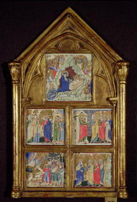 Scenes from the New Testament (vellum) von Italian School, (14th century)