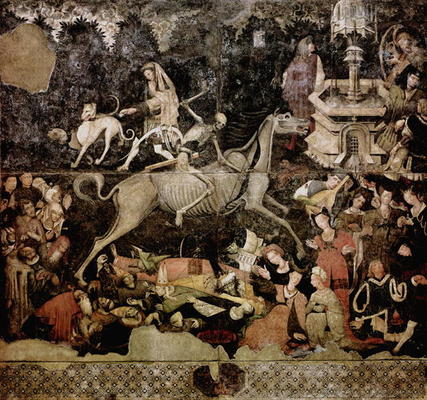 The Triumph of Death (fresco) von Italian School, (15th century)