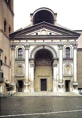 View of the facade designed by Leon Battista Alberti (1404-72) built after his death by Luca Fancell 1833