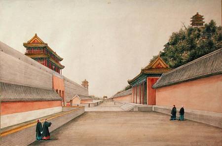The Imperial Palace in Peking, from a collection of Chinese Sketches von Ivan Alexandrov