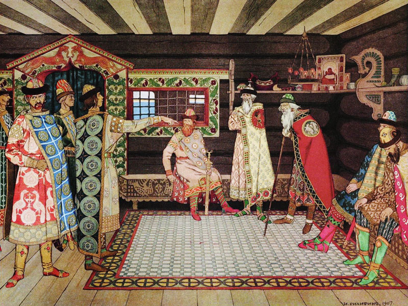 Der Fürstentag von Ivan Jakovlevich Bilibin