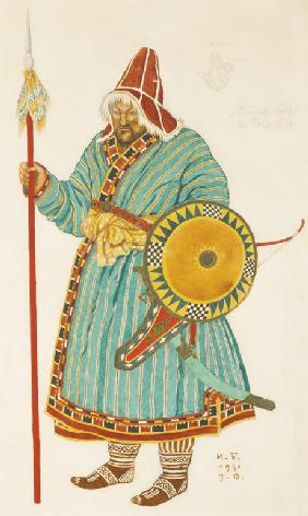 Kostümentwurf zur Oper Fürst Igor von A. Borodin 1930