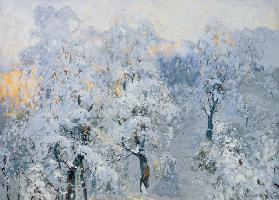 Trees in Wintry Silver 1910