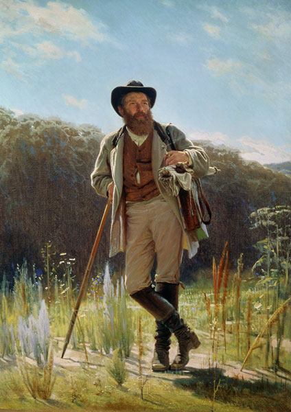 Portrait of Ivan Ivanovich Shishkin von Iwan Iwanowitsch Schischkin