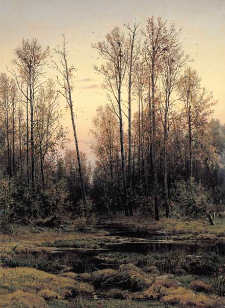 Shishkin / Forest in Spring / Painting von Iwan Iwanowitsch Schischkin