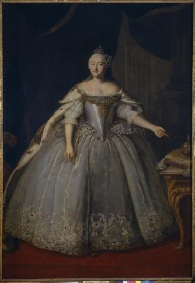 Porträt der Kaiserin Elisabeth (1709-1762) 1743