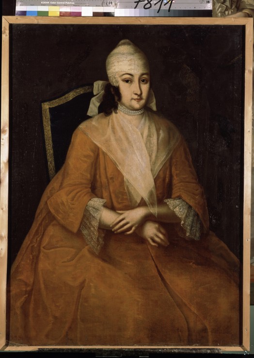 Porträt Großfürstin Anna Leopoldowna, Regentin Russlands (1718-1746) von Iwan Jakowlewitsch Wischnjakow