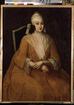 Porträt Großfürstin Anna Leopoldowna, Regentin Russlands (1718-1746)