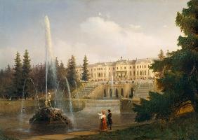 Peterhof, Schloß, Große Kaskade 1837
