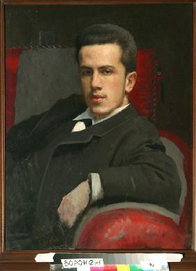 Porträt von Anatoli Kramskoi, Sohn des Künstlers 1882