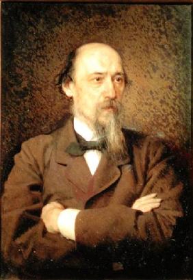 Portrait of Nikolay Alekseyevich Nekrasov 1877
