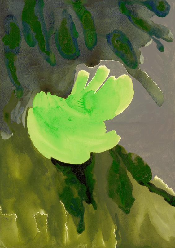 Kensington Gardens Series: Leaf Cascade von Izabella  Godlewska de Aranda