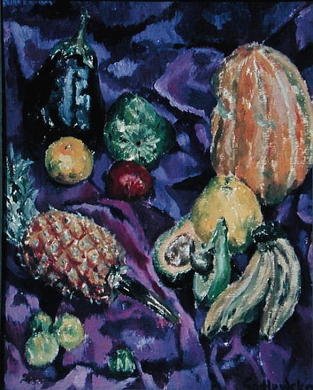 Fruit and Vegetables, Haiti, 1961 (oil on board)  von Izabella  Godlewska de Aranda