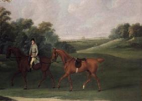 Rider leading a horse c.1810