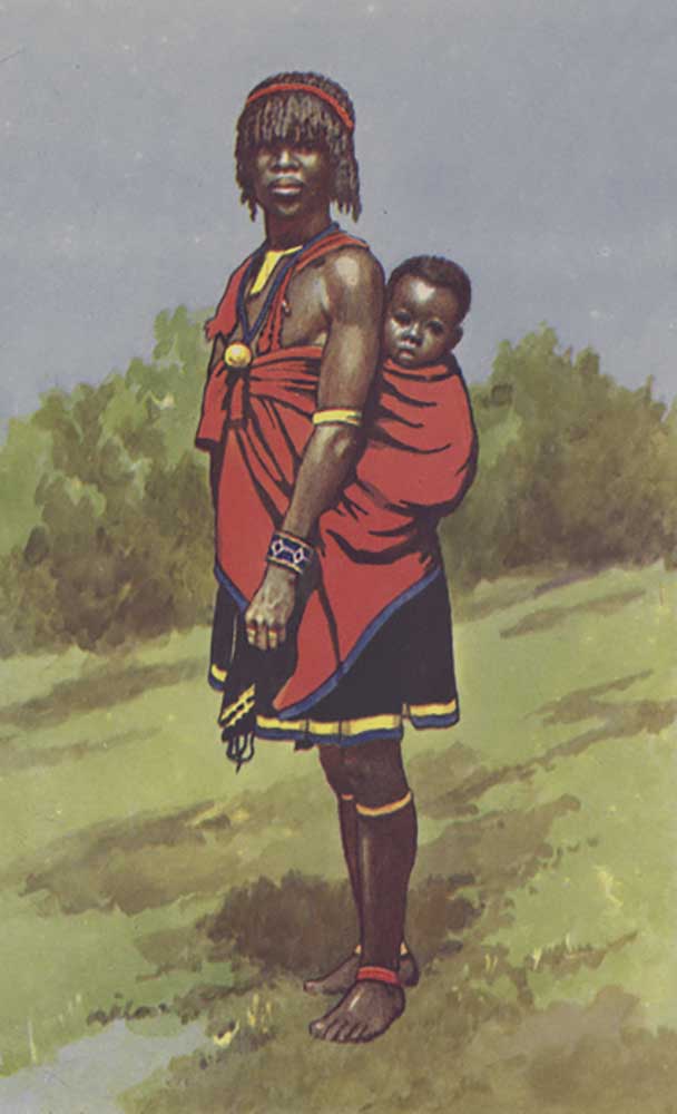 Einheimische Frau, Distrikt Empangiri von J. Macfarlane