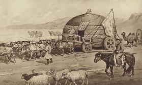 Hutwagen der Mongolen