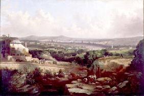 A View of Sheffield from Psalter Lane c.1850