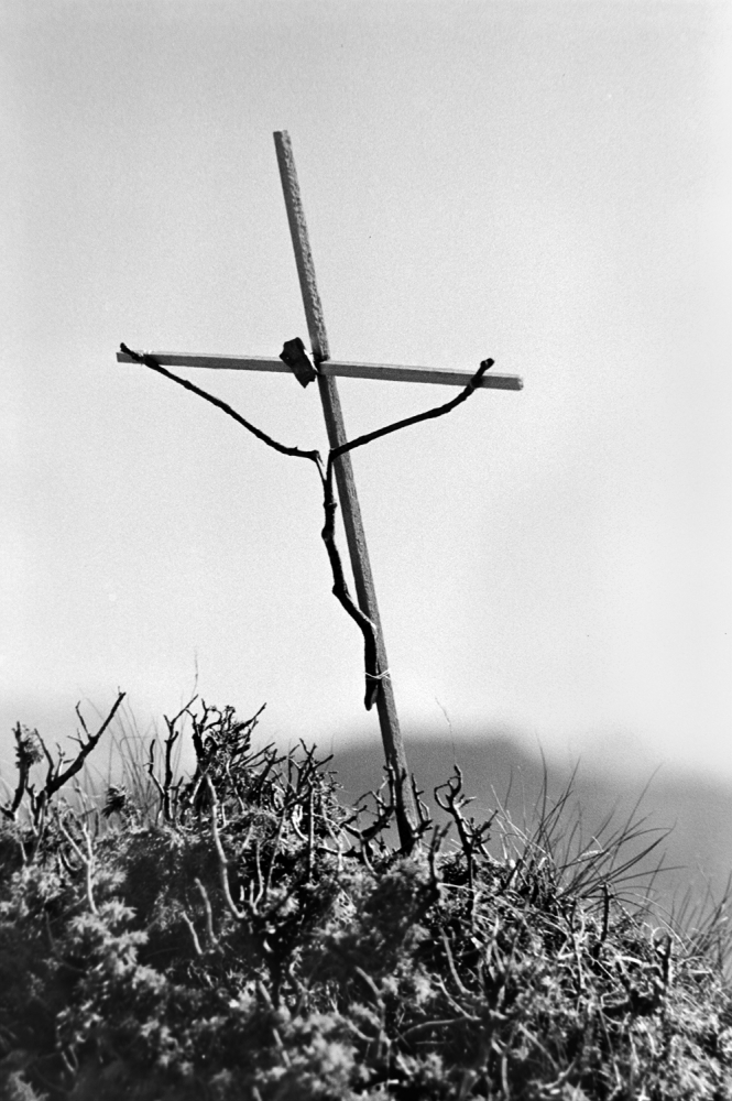 Das Kreuz in den Bergen (Hommage an CDFriedrich) von Jacek Stefan