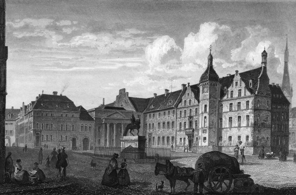Düsseldorf,Alter Markt,Joh.Wilhelm von Jacob Buhl