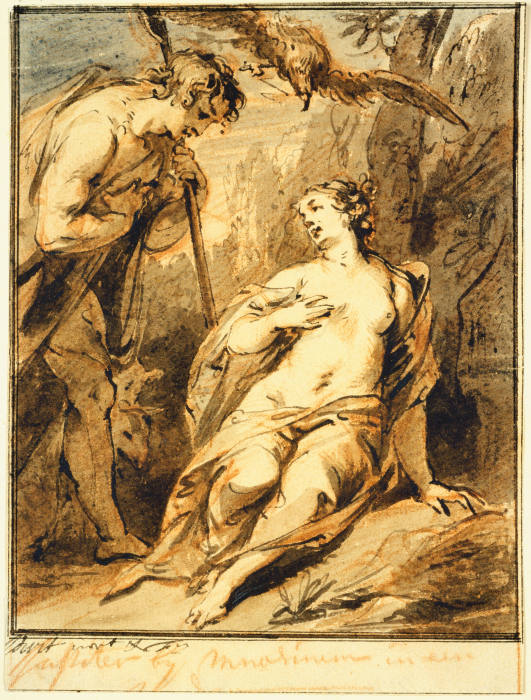 Jupiter und Mnemosyne von Jacob de Wit