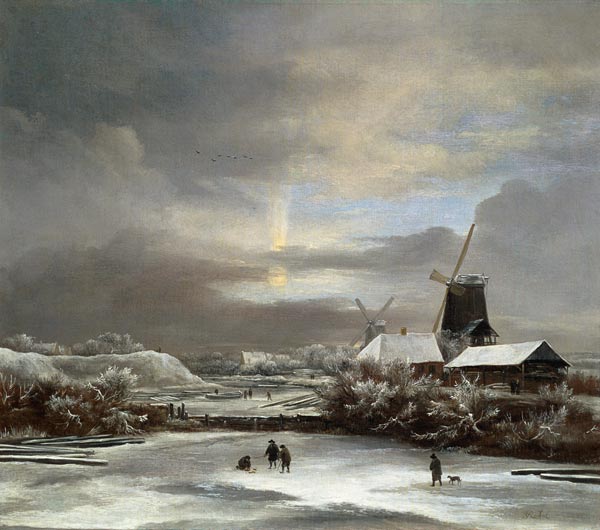 Winter Landscape von Jacob Isaacksz van Ruisdael