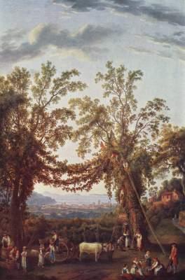 Herbst - Weinlese bei Sorrent 1784