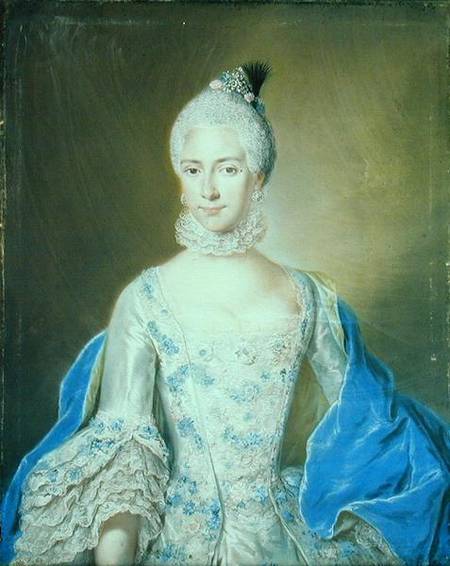 Portrait of Joanna Florentine Muhl von Jacob Wessel